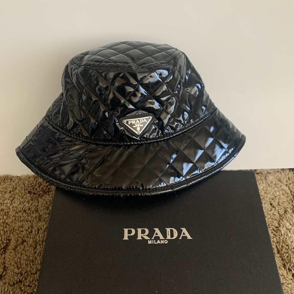 Prada PVC bucket hat